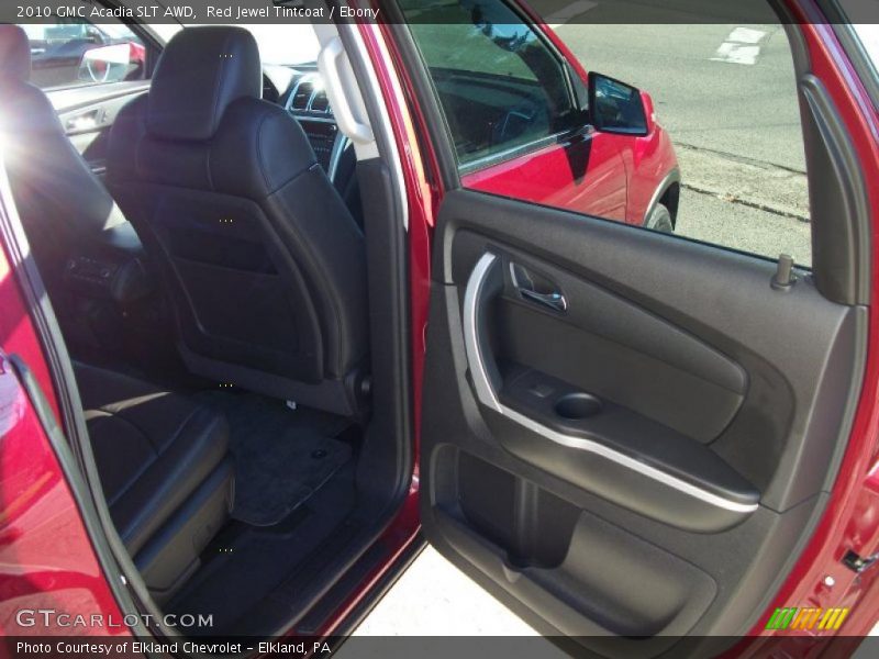 Red Jewel Tintcoat / Ebony 2010 GMC Acadia SLT AWD