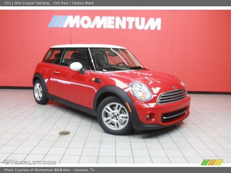 Chili Red / Carbon Black 2011 Mini Cooper Hardtop