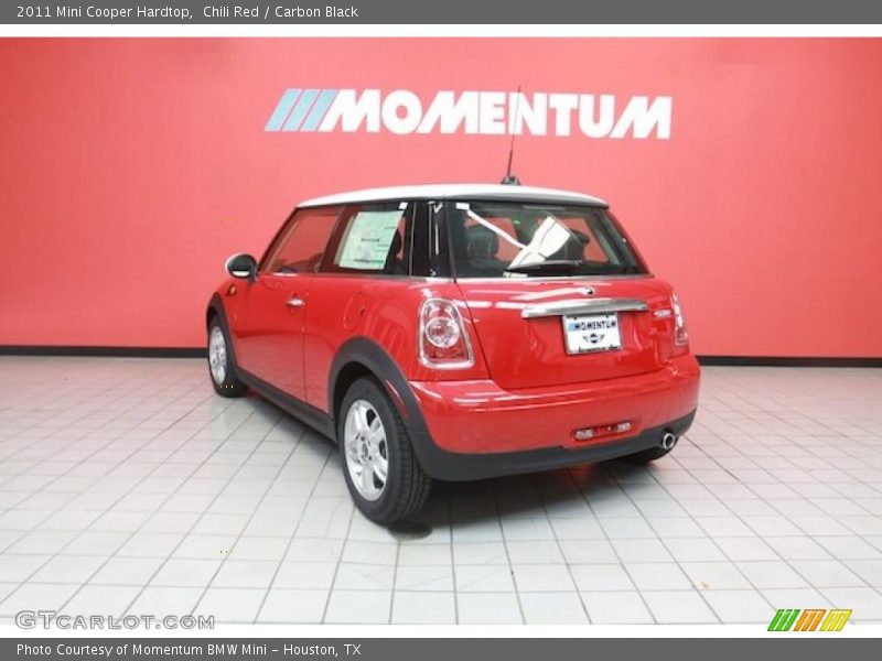 Chili Red / Carbon Black 2011 Mini Cooper Hardtop