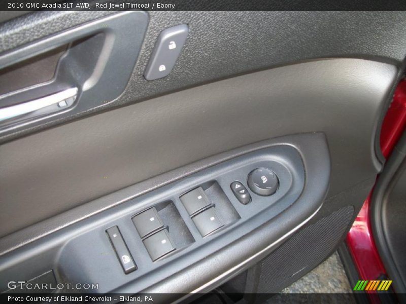 Red Jewel Tintcoat / Ebony 2010 GMC Acadia SLT AWD