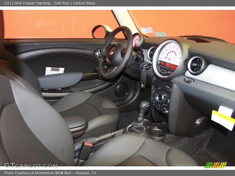 Chili Red / Carbon Black 2011 Mini Cooper Hardtop