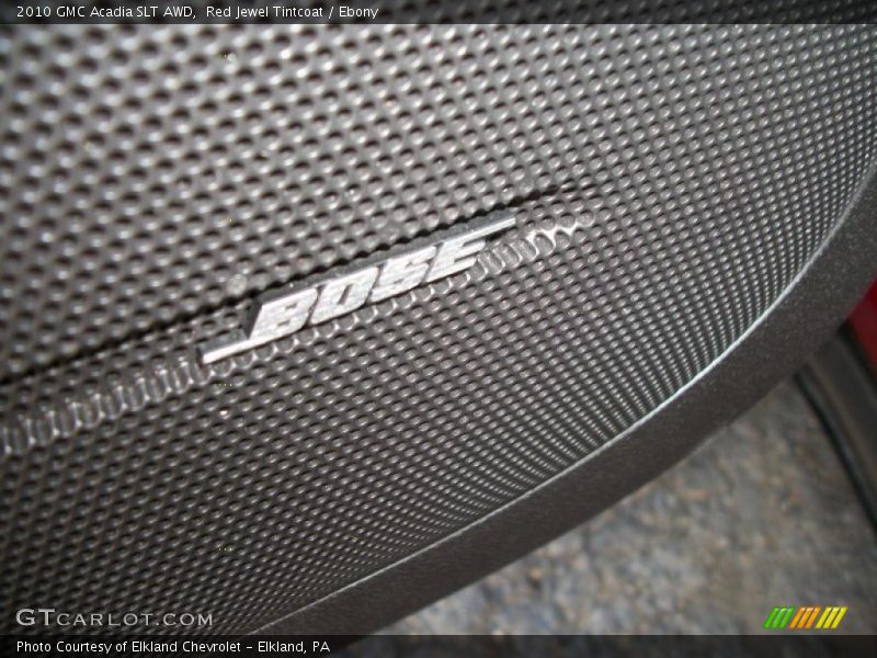 Red Jewel Tintcoat / Ebony 2010 GMC Acadia SLT AWD