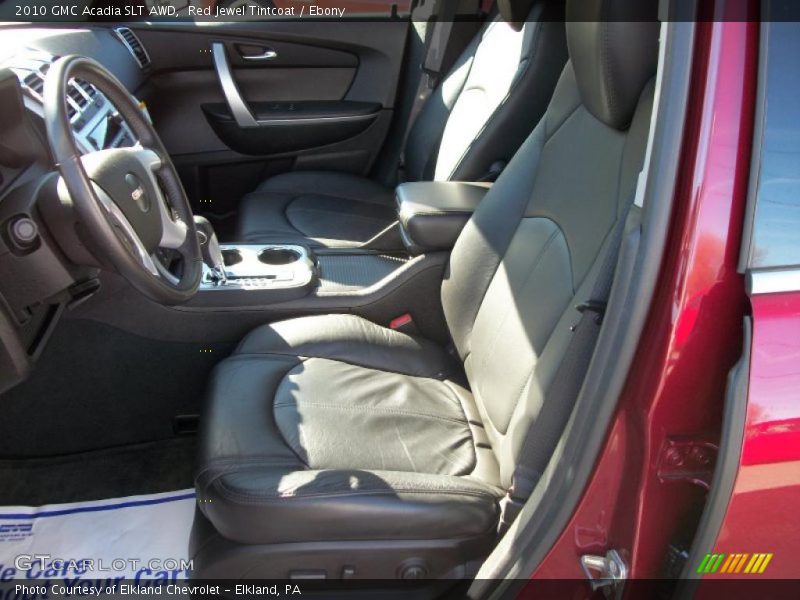 Red Jewel Tintcoat / Ebony 2010 GMC Acadia SLT AWD