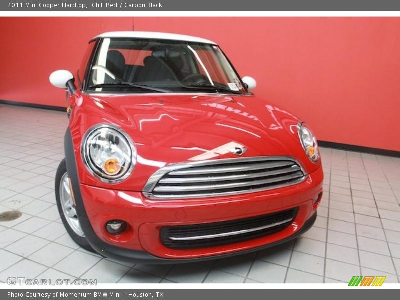 Chili Red / Carbon Black 2011 Mini Cooper Hardtop