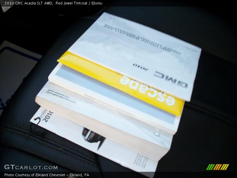 Red Jewel Tintcoat / Ebony 2010 GMC Acadia SLT AWD