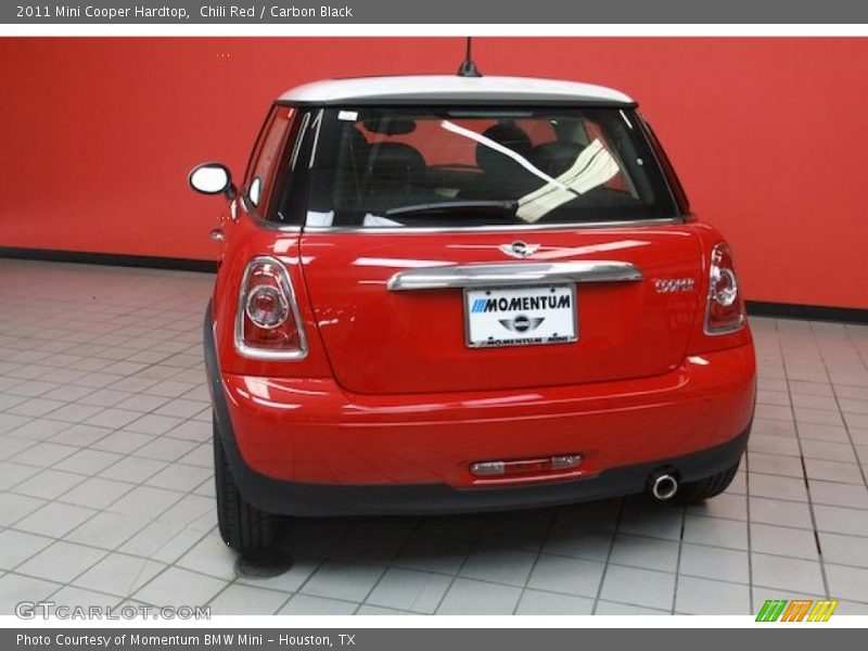 Chili Red / Carbon Black 2011 Mini Cooper Hardtop