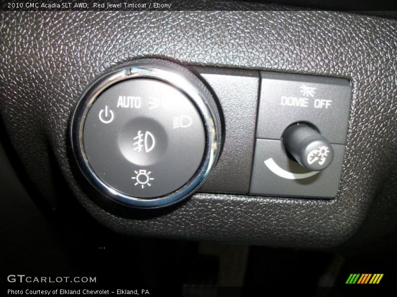Red Jewel Tintcoat / Ebony 2010 GMC Acadia SLT AWD
