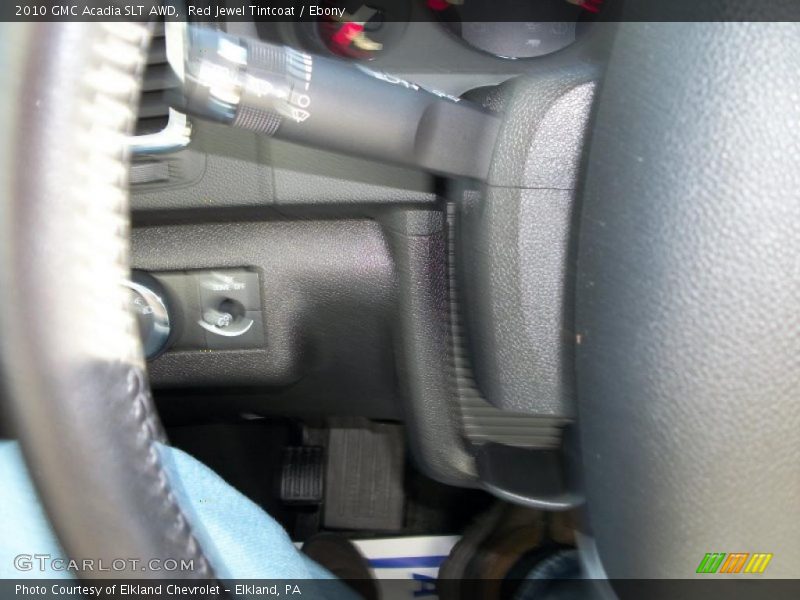 Red Jewel Tintcoat / Ebony 2010 GMC Acadia SLT AWD
