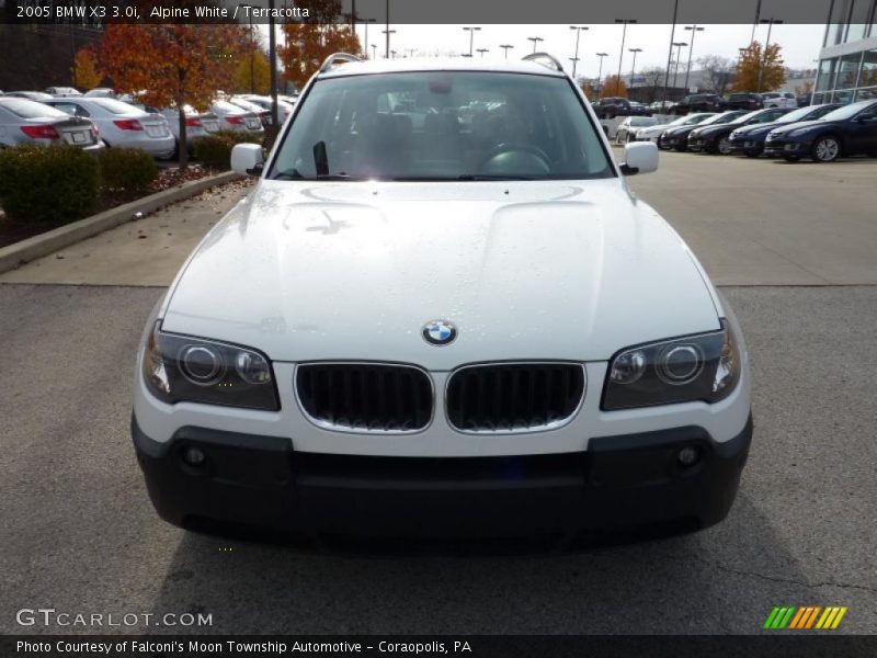 Alpine White / Terracotta 2005 BMW X3 3.0i