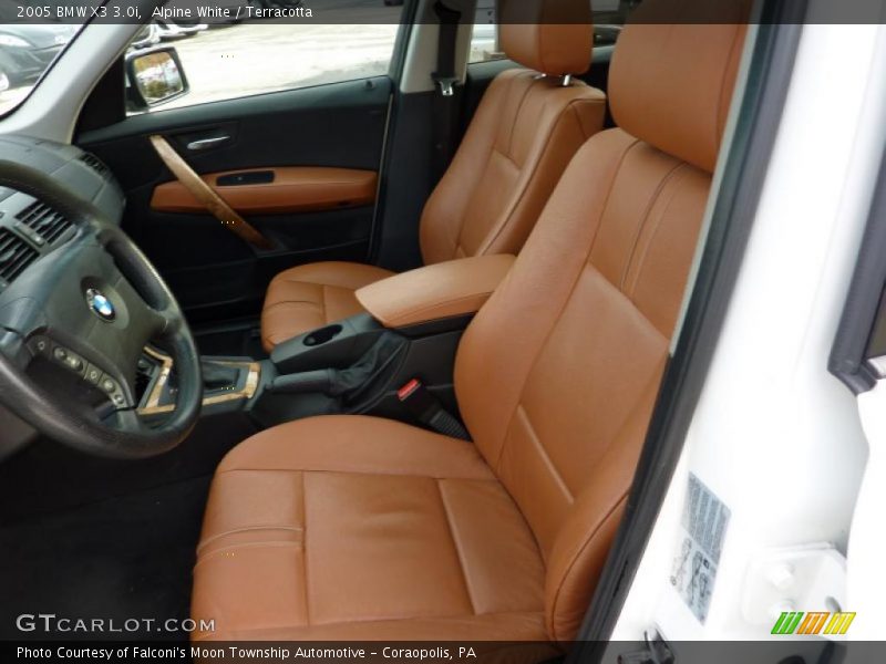 Alpine White / Terracotta 2005 BMW X3 3.0i
