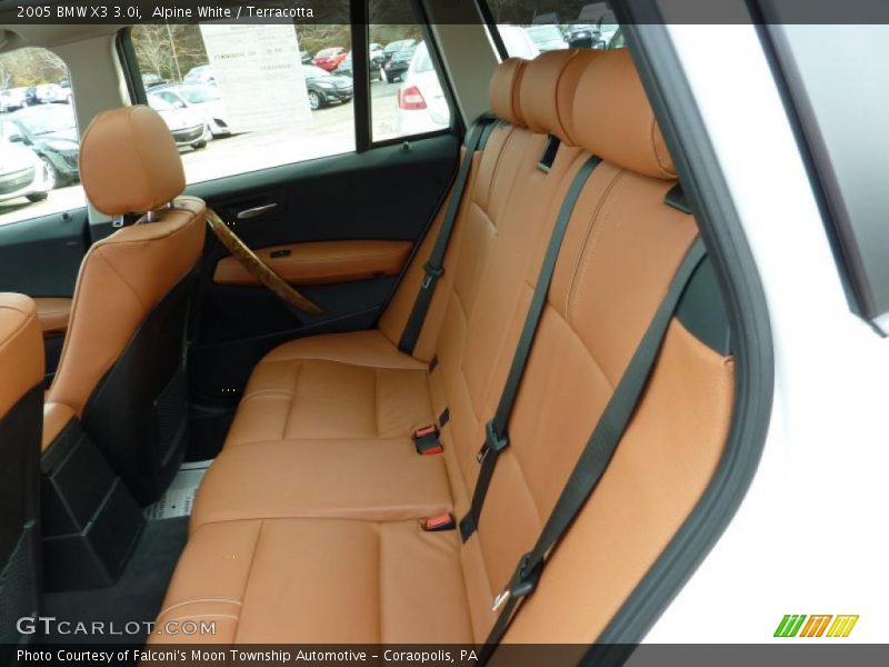 Alpine White / Terracotta 2005 BMW X3 3.0i