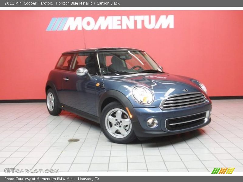 Horizon Blue Metallic / Carbon Black 2011 Mini Cooper Hardtop