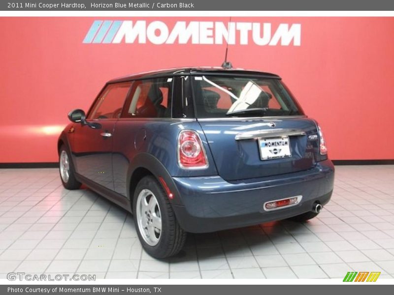 Horizon Blue Metallic / Carbon Black 2011 Mini Cooper Hardtop