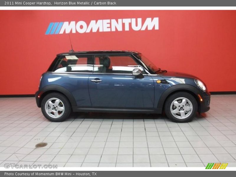 Horizon Blue Metallic / Carbon Black 2011 Mini Cooper Hardtop