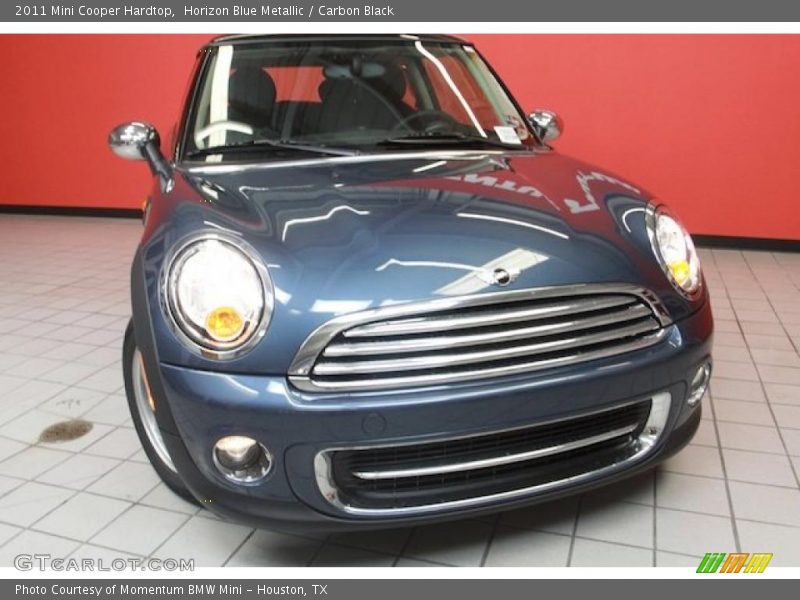 Horizon Blue Metallic / Carbon Black 2011 Mini Cooper Hardtop