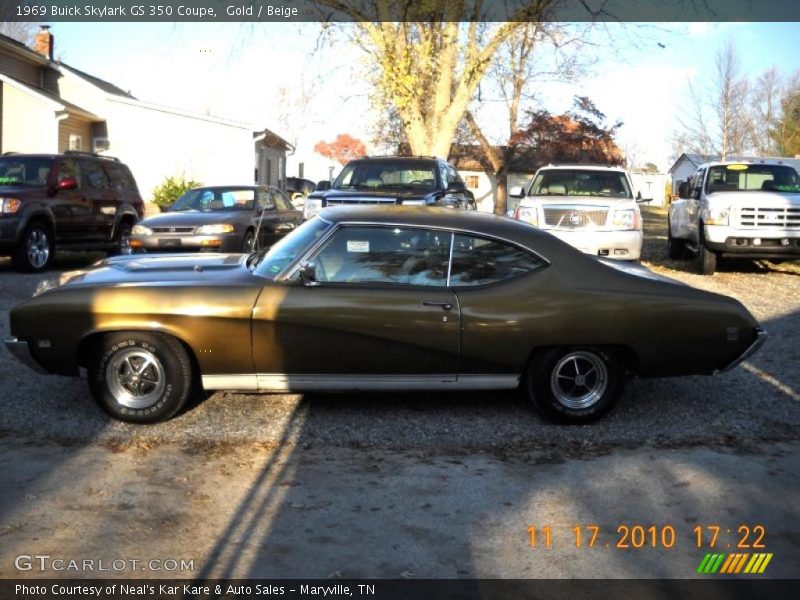 Gold / Beige 1969 Buick Skylark GS 350 Coupe