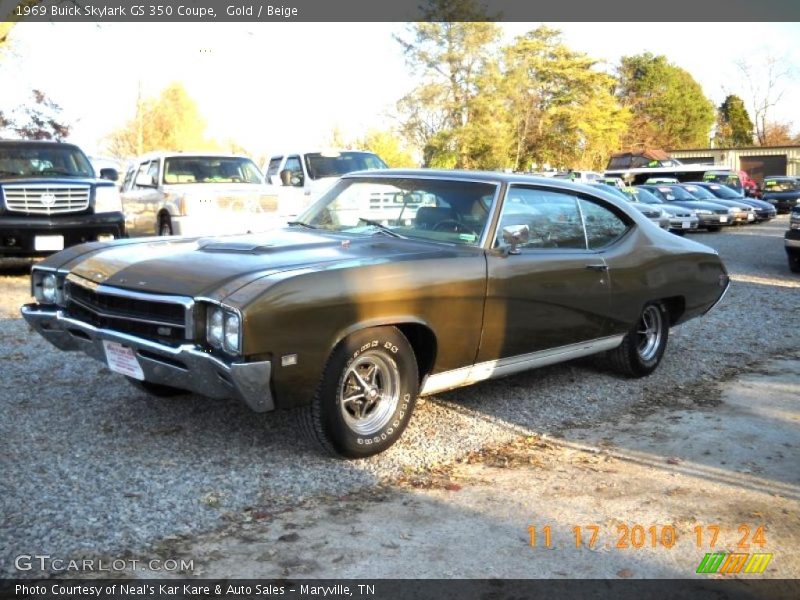 Gold / Beige 1969 Buick Skylark GS 350 Coupe