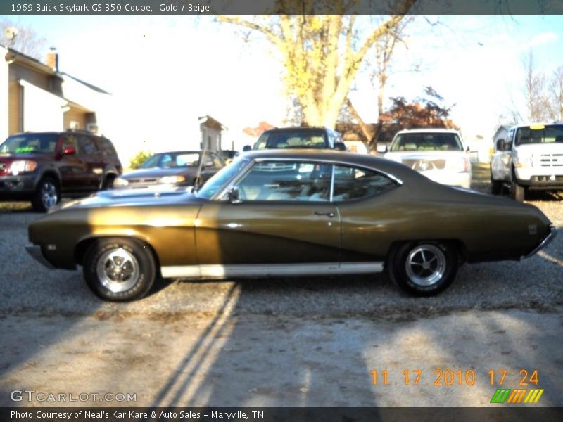 Gold / Beige 1969 Buick Skylark GS 350 Coupe