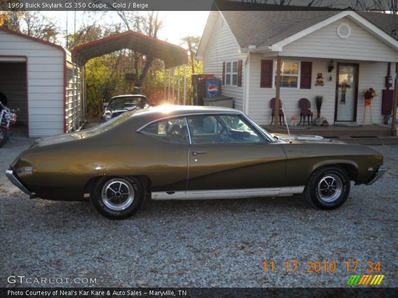 Gold / Beige 1969 Buick Skylark GS 350 Coupe