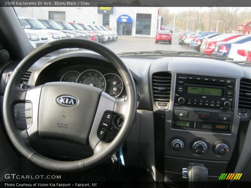 Ebony Black / Gray 2008 Kia Sorento EX 4x4