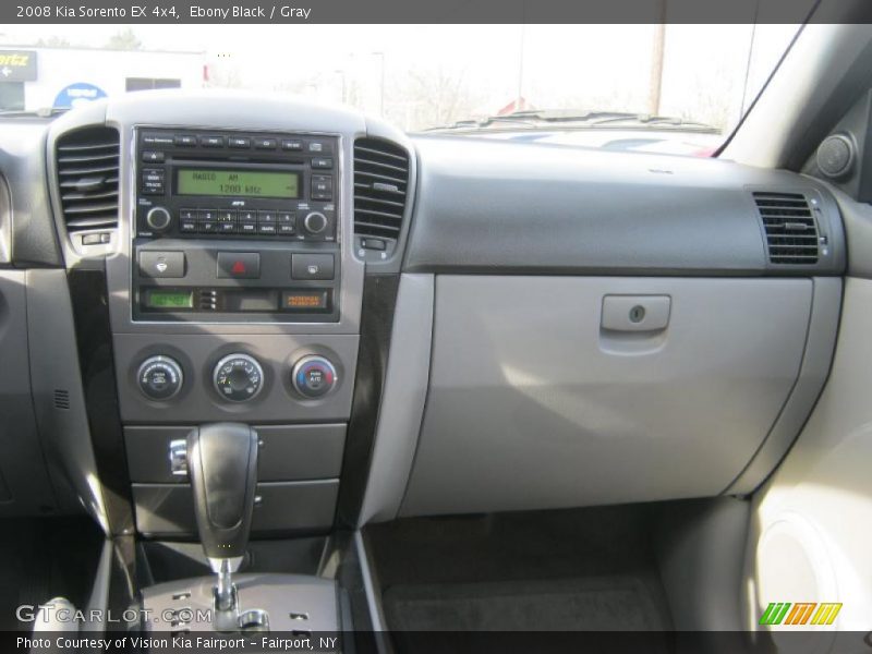 Ebony Black / Gray 2008 Kia Sorento EX 4x4