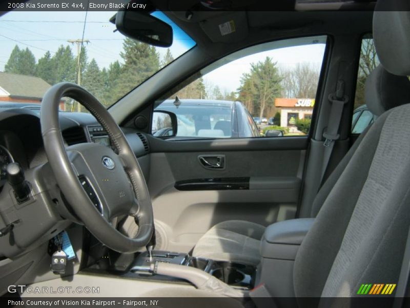 Ebony Black / Gray 2008 Kia Sorento EX 4x4