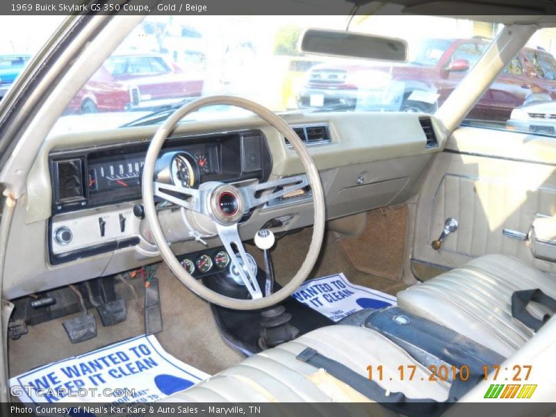 Beige Interior - 1969 Skylark GS 350 Coupe 
