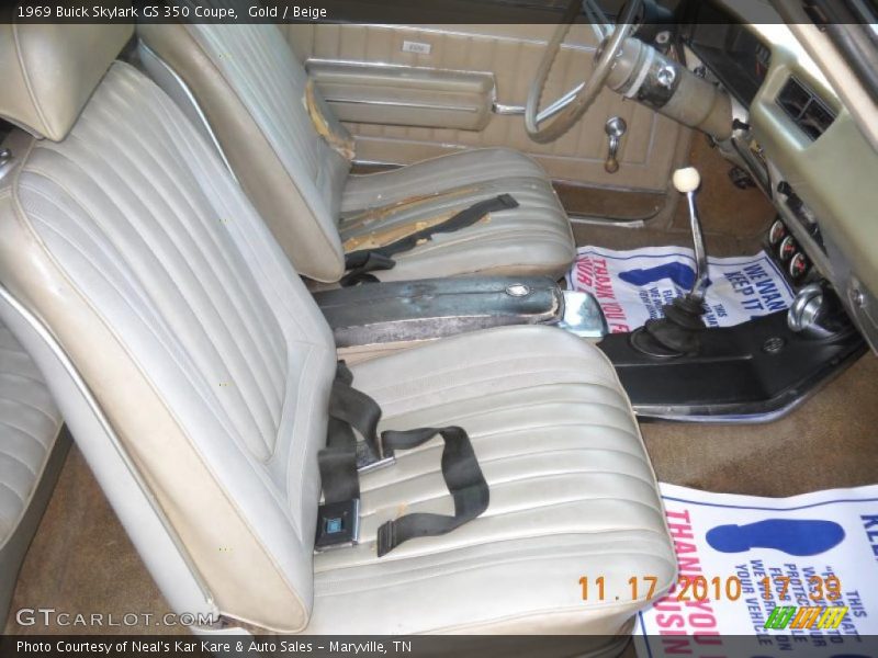 1969 Skylark GS 350 Coupe Beige Interior