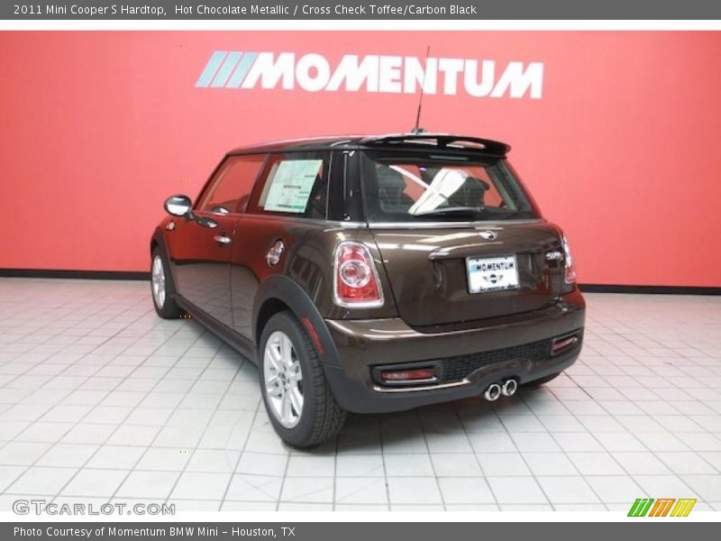 Hot Chocolate Metallic / Cross Check Toffee/Carbon Black 2011 Mini Cooper S Hardtop