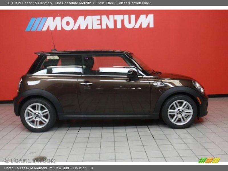 Hot Chocolate Metallic / Cross Check Toffee/Carbon Black 2011 Mini Cooper S Hardtop