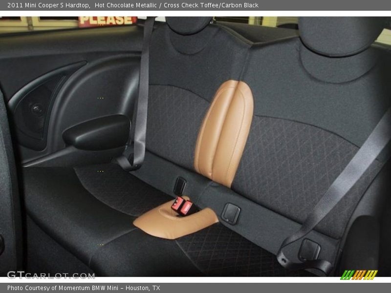  2011 Cooper S Hardtop Cross Check Toffee/Carbon Black Interior