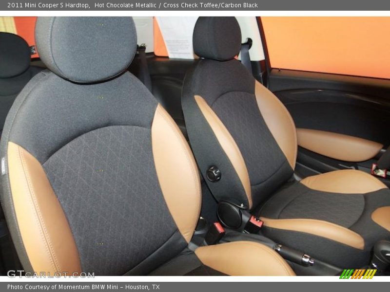  2011 Cooper S Hardtop Cross Check Toffee/Carbon Black Interior