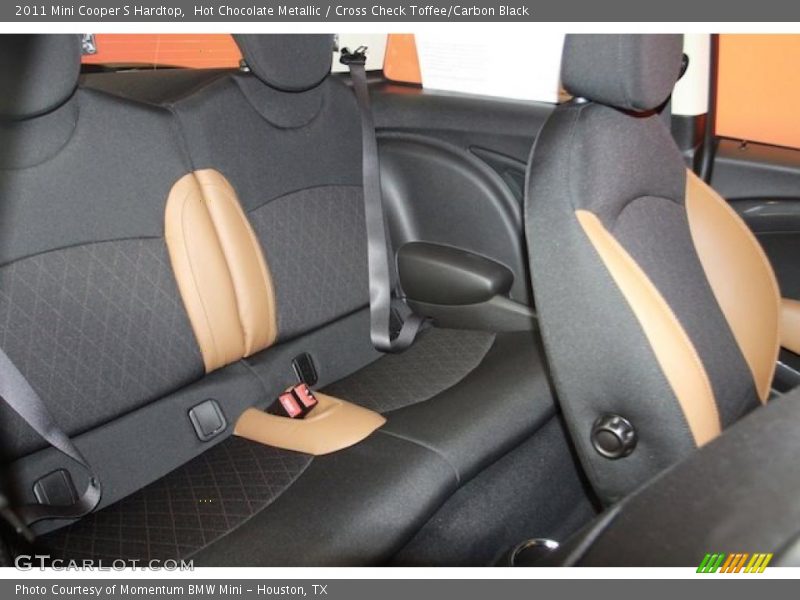  2011 Cooper S Hardtop Cross Check Toffee/Carbon Black Interior
