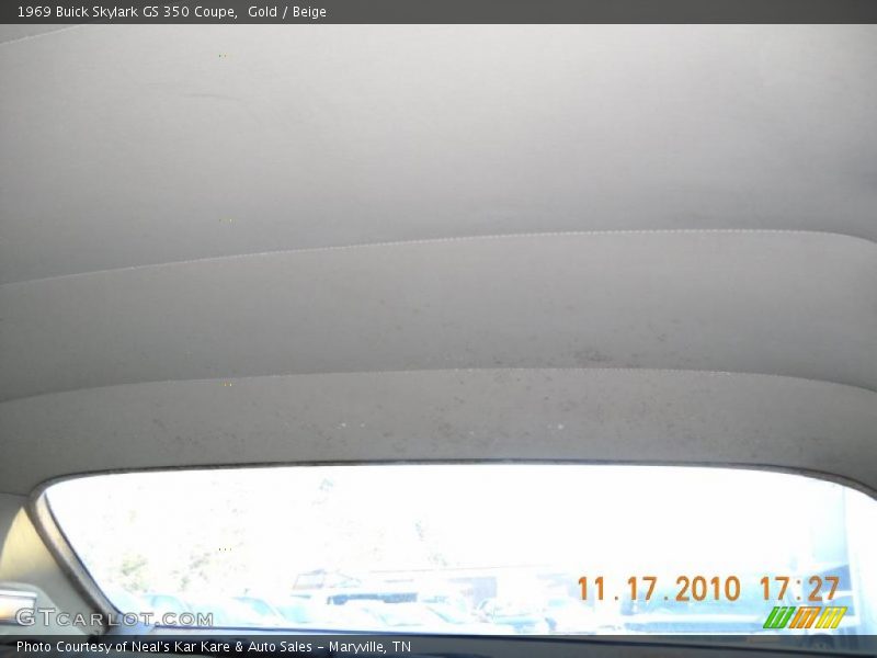  1969 Skylark GS 350 Coupe Beige Interior
