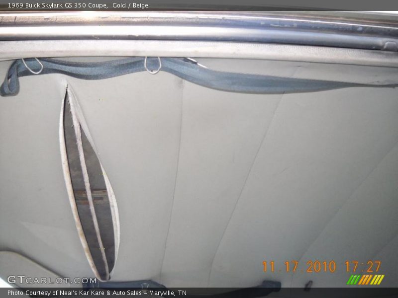  1969 Skylark GS 350 Coupe Beige Interior