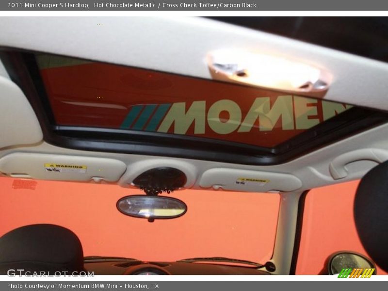Hot Chocolate Metallic / Cross Check Toffee/Carbon Black 2011 Mini Cooper S Hardtop
