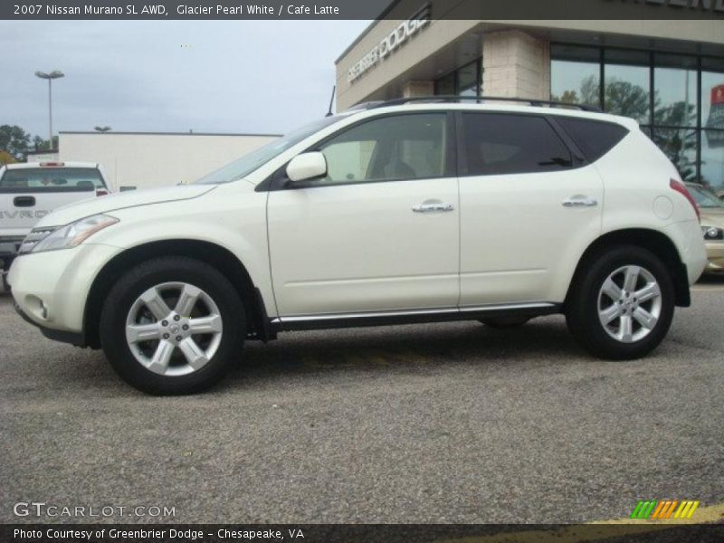 Glacier Pearl White / Cafe Latte 2007 Nissan Murano SL AWD