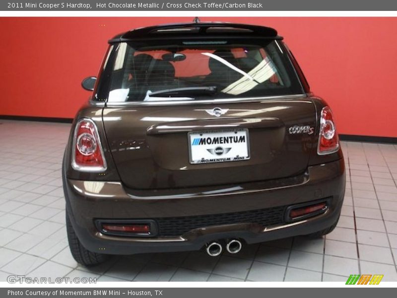 Hot Chocolate Metallic / Cross Check Toffee/Carbon Black 2011 Mini Cooper S Hardtop