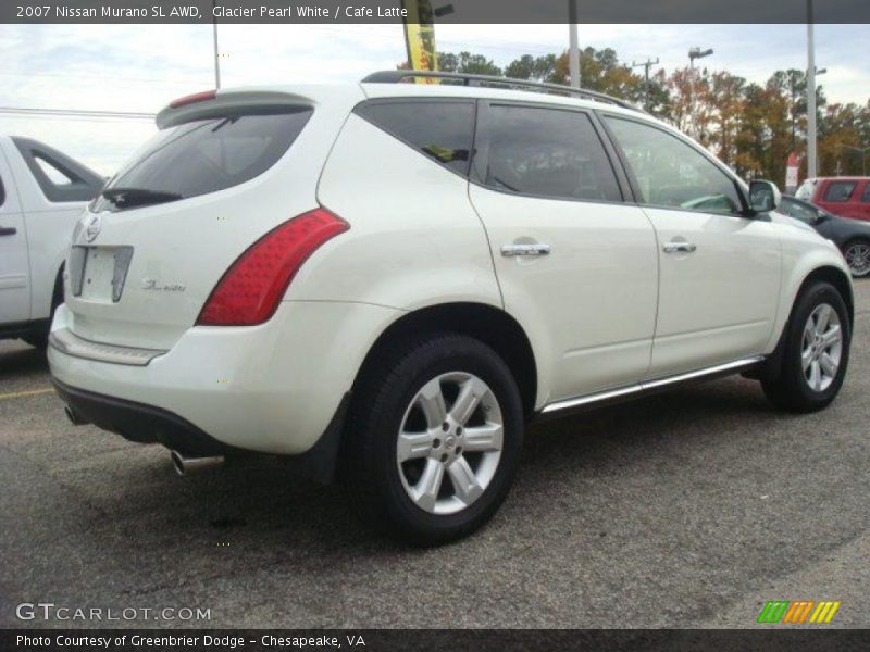 Glacier Pearl White / Cafe Latte 2007 Nissan Murano SL AWD