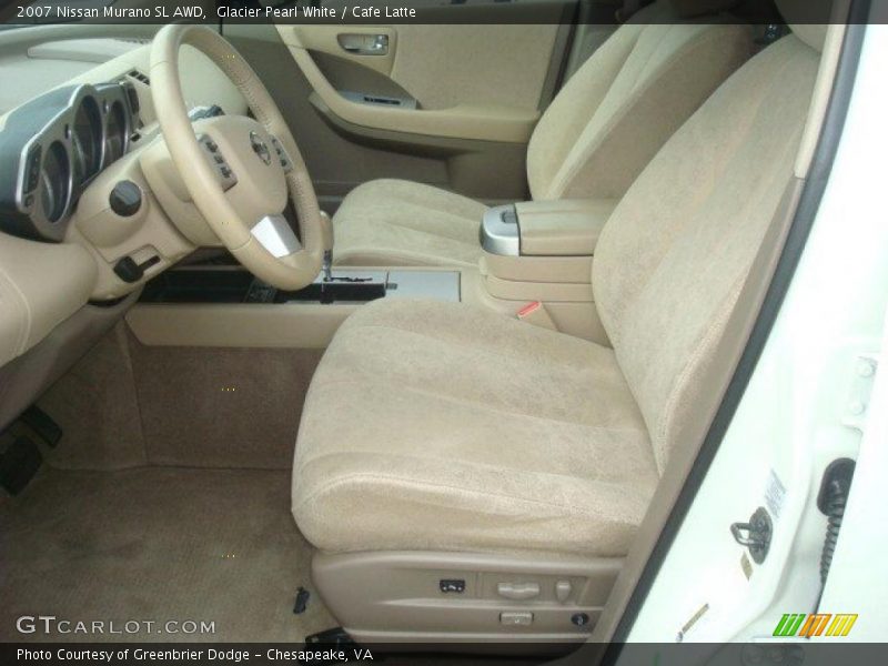 Glacier Pearl White / Cafe Latte 2007 Nissan Murano SL AWD