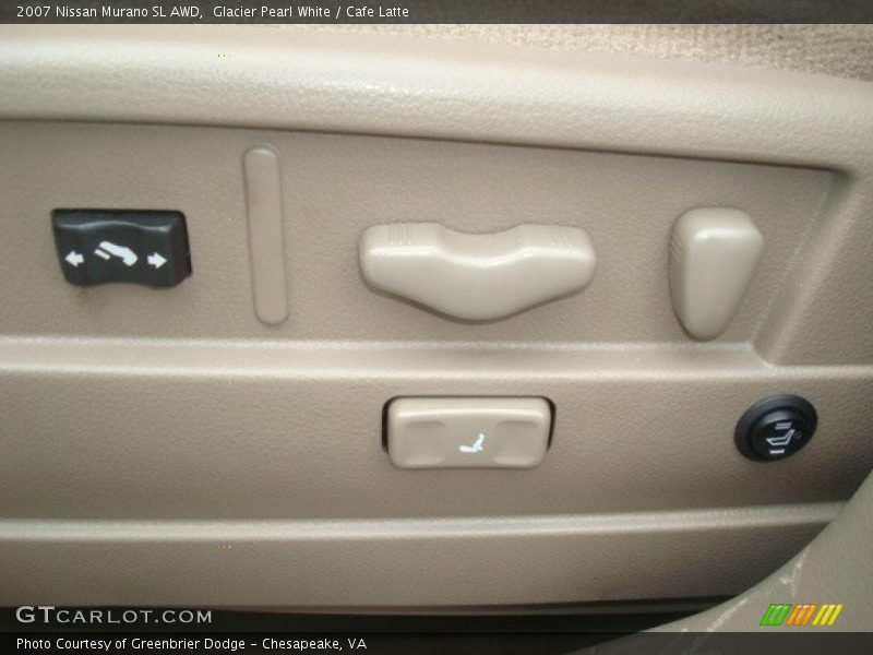 Glacier Pearl White / Cafe Latte 2007 Nissan Murano SL AWD
