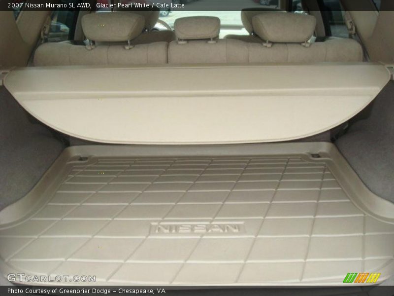 Glacier Pearl White / Cafe Latte 2007 Nissan Murano SL AWD