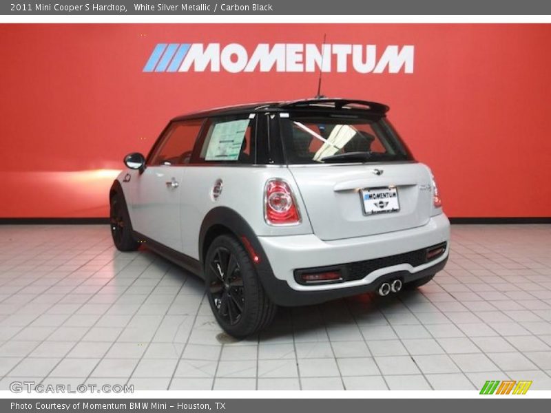 White Silver Metallic / Carbon Black 2011 Mini Cooper S Hardtop
