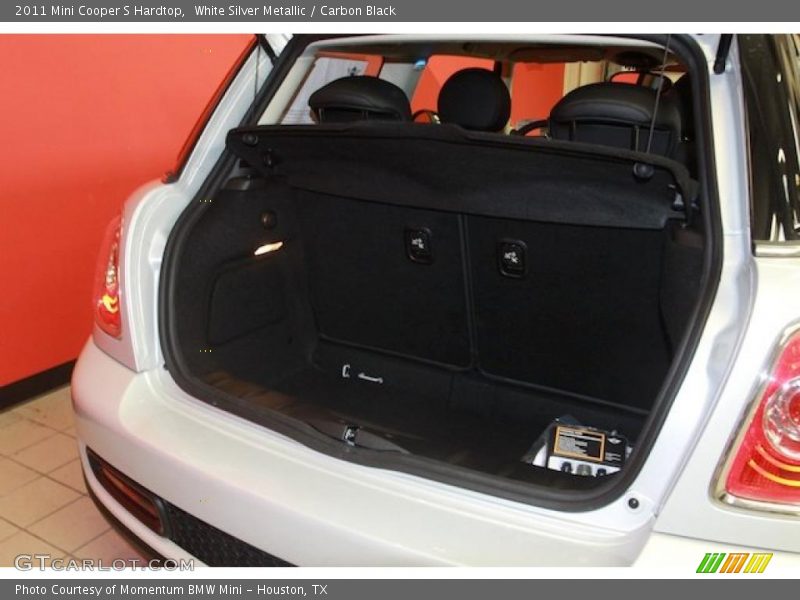 White Silver Metallic / Carbon Black 2011 Mini Cooper S Hardtop