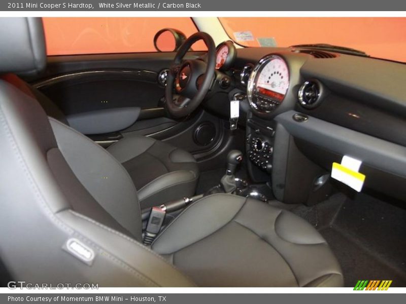 White Silver Metallic / Carbon Black 2011 Mini Cooper S Hardtop