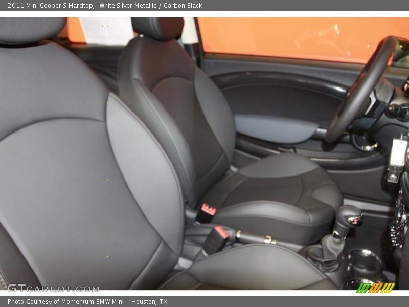White Silver Metallic / Carbon Black 2011 Mini Cooper S Hardtop