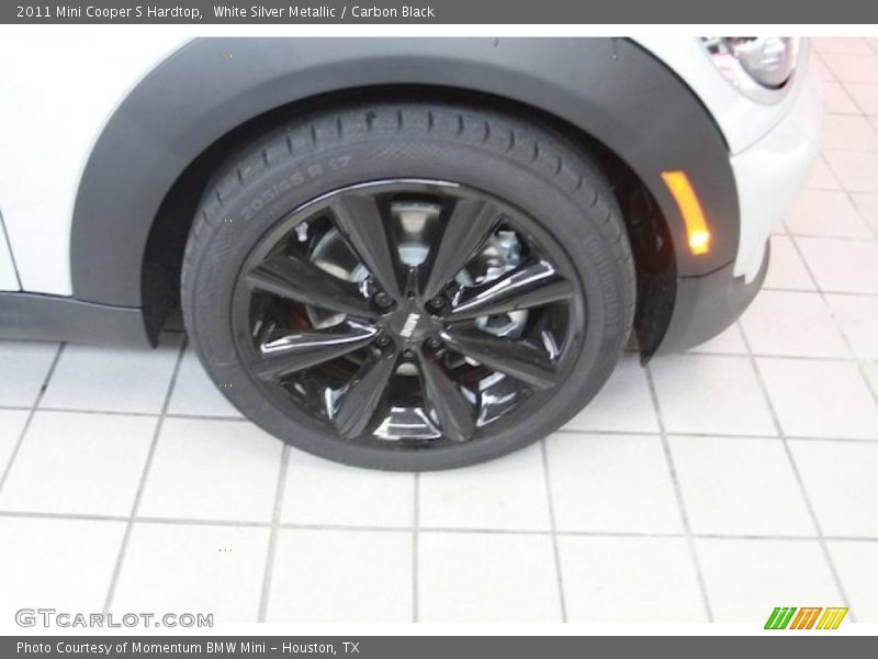 White Silver Metallic / Carbon Black 2011 Mini Cooper S Hardtop