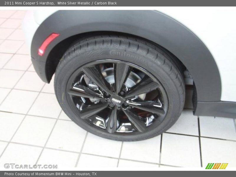 White Silver Metallic / Carbon Black 2011 Mini Cooper S Hardtop