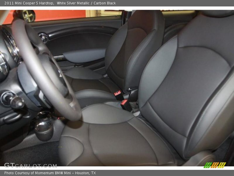 White Silver Metallic / Carbon Black 2011 Mini Cooper S Hardtop