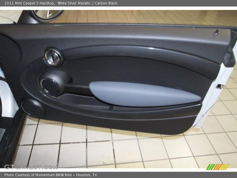 White Silver Metallic / Carbon Black 2011 Mini Cooper S Hardtop